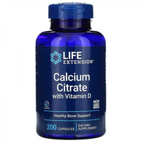 Life Extension Calcium Citrate with Vitamin D 200 caps