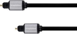 Optinis kabelis 0,5 m kruger&matz, Juoda