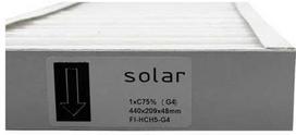 Solar Plus Panelinis filtras, G4 klasės filtras, skirtas „Dantherm HCH5“, kartoniniame rėmelyje, 1 vnt. ISO C75%. Matmenys 440 x 209 x 48 mm. Vienai sistemai naudojama 2 vnt.