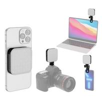 Magnetic Pocket LED Video Light Photography Fill Light 2500K-9000K Dimmable Video Conference Light juoda