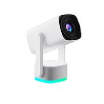 Salange K2 projektorius Integruotas 5200 mAh baterija 4K HD Android 11 Cinema Outdoor Video Game Console RGB Light BT5.0 Namų kinas EU Plug balta