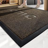 Modernus Paprastas Guminis Grindų Kilimėlis Poliesterinis Komercinis Viešbučio Supermarketo Dulkių Kilimas Įėjimo Durų Durų Kilimėlis 45*75cm