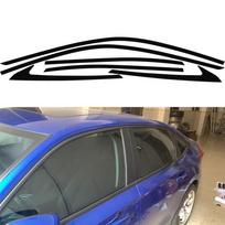 Naujas praktiškas LANGO APDAILOS lipdukas LANGO APDAILOS lipdukas Blizgus juodas vinilo medžiagos Automobilio priedai LANGO APDAILOS lipdukas CHINA