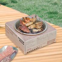 Vienkartinis anglies kepsninės nerūdijančio plieno BBQ skirtas