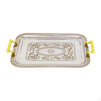 Daugiafunkcinis padėklas papuošalams ir maistui naudoti virtuvės vakarėliuose 26.2cmx19.3cmx1.1cm white
