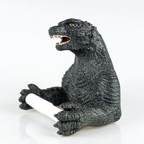 Prie sienos montuojamas 3D dinozauro tualetinio popieriaus laikiklis, servetėlių laikiklis, vonios kambario, virtuvės rankšluosčių laikymo lentyna, trimačio drakono