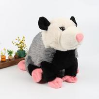 Naujas Opossum pliušinis Opossum imitacinis pliušinis žaislas žiurkės animacinių filmų gyvūnų žaislas