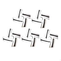 5x mėsmalės ašmenų keitimo priedas šešiakampės skylės dydis 8,3 mm white