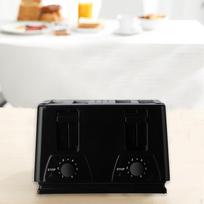 Elektrinis skrudintuvas duonos mašina 4 riekelėms Patogus nerūdijančio plieno automatinis gaminimo aparatas su 2