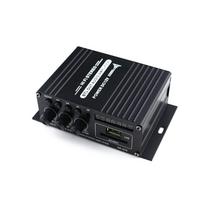 AK370 12V mini garso galios stiprintuvas BT skaitmeninis garso imtuvas AMP USB atminties kortelės lizdas MP3 grotuvas juoda
