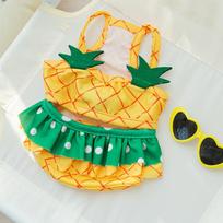Pavasario/Vasaros Katės Mielas Slenkstelis Ananasų Stiliaus Maudymosi Kostiumėlis Slenkstelis Šuns Maudymosi Bikini Naminių Šunų Drabužiai Šunų Drabužiai Dizaineris XS