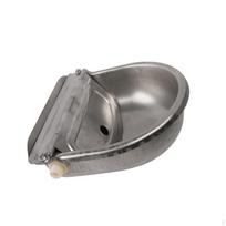 Karvės gyvūno automatinis geriamojo vandens dubuo Automatinis šunų dozatorius Metalinis su plūduriu 10.63x10.63x3.94 in