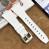 12mm Tissot PRX serijos T137410A T137410 silikoninės guminės laikrodžio juostos apyrankės apyrankės, skirtos T137 balta