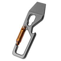 Multipurpose Carabiner Key Clip Key Holder for Camping Hiking Titanium Alloy Keychain Multifunctional Buckle Keychain