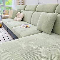 Šiaurės šalių universalus sofos užvalkalas 2024 m: Visiška apsauga nuo kačių įbrėžimų Same style pillowcase šviesiai pilka spalva