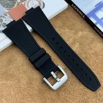 12mm Tissot PRX Series T137 Series T137407 T137407A Silikoninės guminės laikrodžio apyrankės apyrankės apyrankė juoda