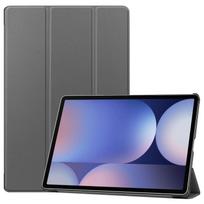 Skirtas Samsung Galaxy Tab S10+ 5G SM-X820 SM-X826B 12,4 colio magnetinio trikampio stovo dangtelis, skirtas Samsung Galaxy Tab S10 Plus 12.4 S10 Plus 12.4 2024 pilka