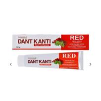 Toothpaste Red 100 g Patanjali Dant Kanti Protection from cavities 100 g - 1 pcs