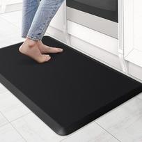 Virtuvės grindų kilimėlis nuo nuovargio sutirštintas ilgas PVC odinis įėjimo kiliminis grindų kilimėlis 44*71*1.2CM
