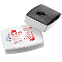 Filtrai 3M™ 6035 puskaukėms, kaukėms nuo kietųjų ir skystųjų dalelių (dulkių)