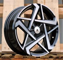 Ratlankis RACINGLINE Y1237 R16x6.5 4x100 ET 45 CB 54.1 (Black Polished) (530 kg)