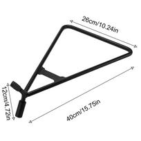 Dirt Bike Triangle Stand Steel Motorcycle Kickstand Motorcycle Side Stand Stable Motocross Bike Stand Side Kickstand Parking juoda