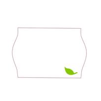 Baltos kainų etiketės su mažo lipnumo klijais, 26 x 16RR, 1000 vnt.(pak.5 vnt.)