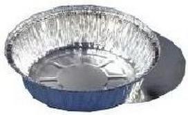 Vienkartinis indelis su dangteliu, aliuminis, 770 ml, D 18,2 cm, H 5,1 cm, 25 vnt