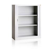 Metalinė dokumentų spinta su žaliuzinėmis durimis „OFFI“ 1000x420x1220mm