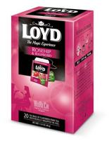 Vaisinė arbata LOYD HORECA line, su erškėtuogėmis ir avietėmis, 20 x 2g
