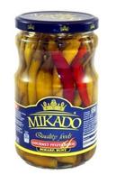 Konservuoti aitrieji pipirai, MIKADO, 0,65 kg / 0,3 kg