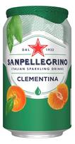 Gaivusis gazuotas gėrimas SAN PELLEGRINO Clementina, 0.33l, skardinė, D