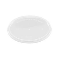 Vienkartinis plastikinis dangtelis sriubos indeliui, D 120 mm, 230-960 ml, bespalvis,50vnt.