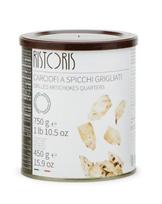 Kepti artišokų ketvirčiai RISTORIS, 750g/450 g