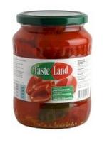 Marinuoti paprikų ketvirčiai TASTE LAND, 680g / 280 g