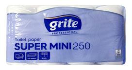 Tualetinis popierius GRITE Super Mini 250, 3 sluoksnių, 8 rulonai