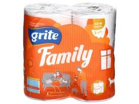 Tualetinis popierius GRITE Family 3 sluoksnių, 4rul.
