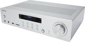 "Aiwa AMU-120BT/SL" stiprintuvas AV imtuvas "Bluetooth 5.0" 120 W USB SD kortelių skaitytuvas sidabrinės spalvos