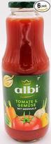 "Albi" pomidorų ir daržovių sultys, 6 vnt. (6 x 0,5 l)