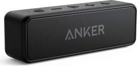 "Anker SoundCore 2" "Bluetooth" garsiakalbis su dvigubu garsiakalbiu, stipriais bosais