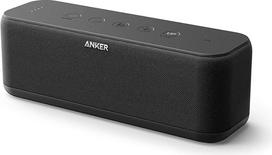 "Anker SoundCore Boost" "Bluetooth" garsiakalbis, "BassUp" technologija, IPX7 apsauga nuo vandens, 12 valandų veikianti baterija, 20 m atstumas, dvigubi garsiakalbiai, intensyvūs bosai, ekvalaizeris