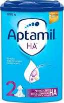"Aptamil HA 2" - sekamas maistas po 6 mėn., su Omega 3 ir 6, DHA, ARA ir ALA, tik su laktoze, be palmių aliejaus, kūdikių maistas, pieno milteliai, 1 x 800 g