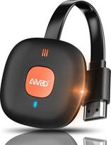 "AT-Mizhi" belaidis HDMI Dongle, srautinio perdavimo, 4K HDR HDMI "WiFi" ekrano Dongle, ekrano dalijimosi imtuvas, "Miracast" / DLNA / "Airplay" palaikymas "Android" / "iOS" / "Windows" / "Mac OS" / monitoriui / projektoriui