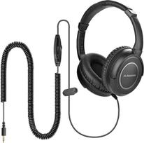 "Avantree HF039" ausinės televizoriui su ilgu kabeliu (16,4 pėdos / 5 metrai), "HiFi" stereofoninės ausinės televizoriams, su ausinėmis, 3,5 mm garso išvestimi, spiraliniu kabeliu ir integruotu garsumo valdikliu