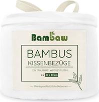 "Bambaw" bambuko pagalvių užvalkalai | Pagalvių užvalkalai | Bambuko pagalvių užvalkalai | Temperatūros reguliavimas | Antialerginis pagalvių užvalkalas | Kvėpuojantis audinys | Klasikinis baltas - Dramblio kaulo - Pilkas