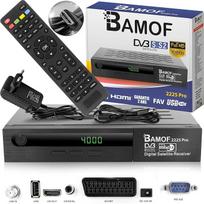 "Bamof 2225 PRO" skaitmeninis palydovinis imtuvas (HDTV, DVB-S /DVB-S2, HDMI, SCART, 2x USB, Full HD 1080p) [iš anksto užprogramuotas "Astra", "Hotbird" ir "Türksat"] + HDMI kabelis