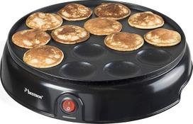 "Bestron Poffertjes" prietaisas su greito kaitinimo elementu, nelimpančia danga, 800 W, juodas
