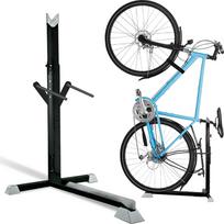 "Bike Nook PRO" dviračių stovas, galinis ratas, skirtas naudoti patalpose, dviračių laikiklis, garažo organizavimo sistemos dviračiams, erdvę taupantis reguliuojamo aukščio stovas, dviračių stovas