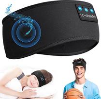 "Bluetooth" miego ausinės, miego kaukė su ausinėmis, sportinės ausinės su itin plonu HD stereofoniniu garsiakalbiu, puikiai tinka jogai, sportui, šoniniam miegui, meditacijai