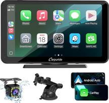 "Carpuride" belaidis "Carplay" ir "Android" automobilis, 7 colių jutiklinis ekranas, skaitmeninės medijos automobilinis radijo imtuvas, nešiojamasis automobilinis radijas su atsargine kamera, "Mirror Link", "Bluetooth", GPS, AUX, FM